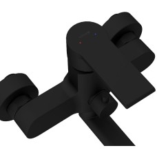 Смеситель для ванны Cersanit Brasko Black 64092 универсальный Черный матовый