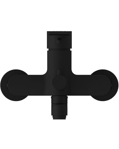 Смеситель для ванны Cersanit Brasko Black 64092 универсальный Черный матовый