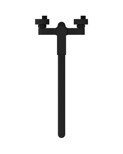 Смеситель для ванны Cersanit Brasko Black 64092 универсальный Черный матовый