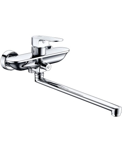 Смеситель для ванны WasserKRAFT Dinkel 5802L универсальный Хром