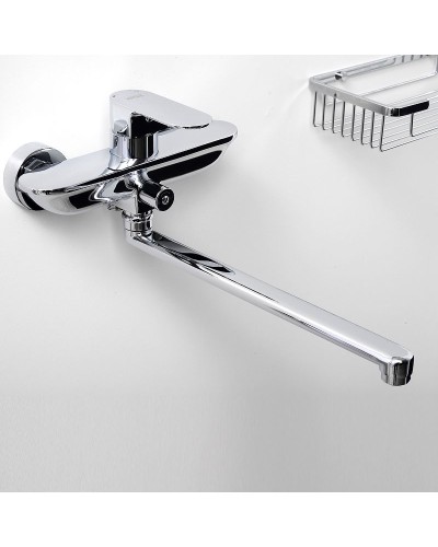 Смеситель для ванны WasserKRAFT Dinkel 5802L универсальный Хром