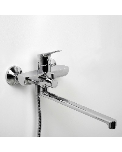 Смеситель для ванны WasserKRAFT Lippe 4502L универсальный Хром