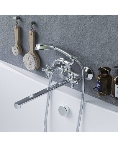 Смеситель для ванны Damixa Retro 239500000 универсальный Хром