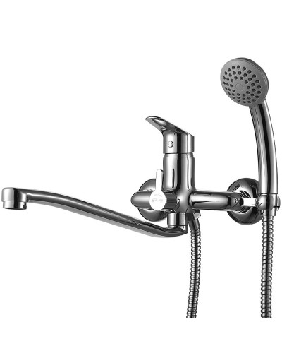 Смеситель для ванны Lemark Partner LM6553C универсальный Хром