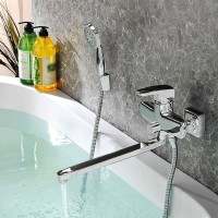 Смеситель для ванны Paini Angel ANCR112P20LMKM универсальный Хром