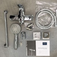 Смеситель для ванны Paini Angel ANCR112P20LMKM универсальный Хром