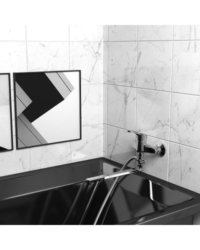 Смеситель для ванны Paini Creta 42CR119CAKM универсальный Хром