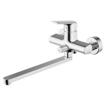 Смеситель для ванны Bravat Real F6121179CP-01L универсальный Хром