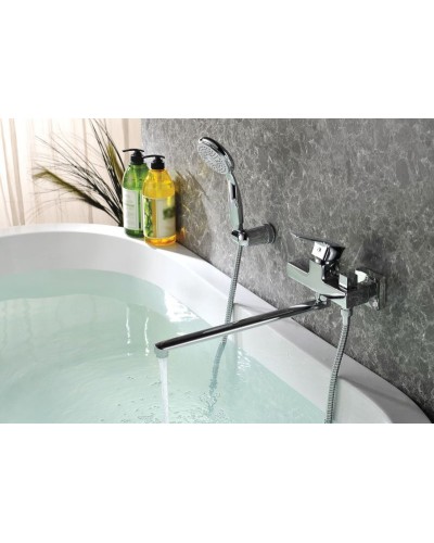 Смеситель для ванны Lemark Basis LM3617C универсальный Хром