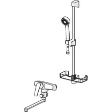 Смеситель для ванны Oras Safira 1066