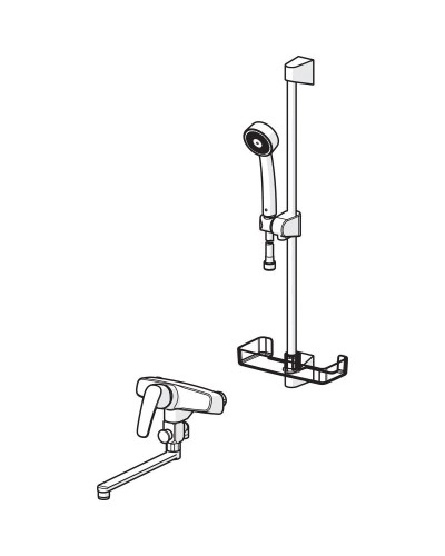 Смеситель для ванны Oras Safira 1066