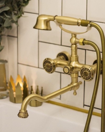 Смеситель для ванны и душа Bronze de Luxe Royal 10119D Бронза