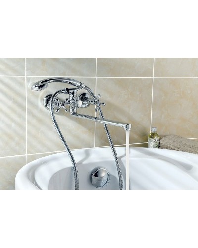 Смеситель для ванны Lemark Vista LM7651C универсальный Хром