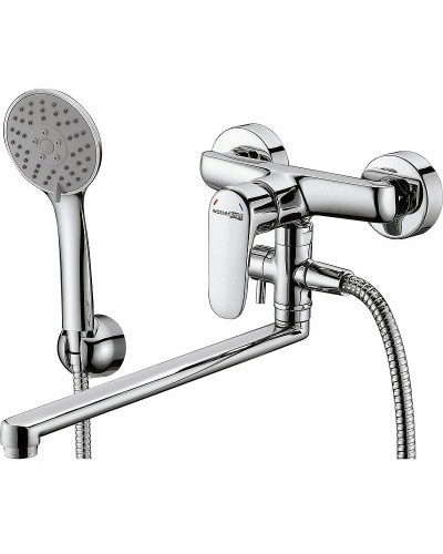 Смеситель для ванны WasserKRAFT Vils 5602L универсальный Хром