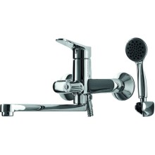 Смеситель для ванны Bravat Eco F6111147C-LB универсальный Хром