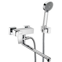 Смеситель для ванны WasserKRAFT Aller 1062L универсальный Хром