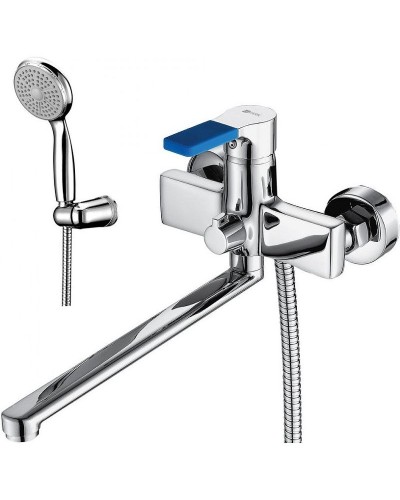 Смеситель для ванны Lemark Aura LM0651C универсальный Хром