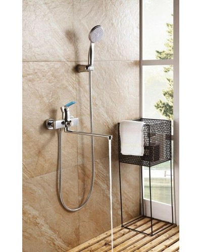 Смеситель для ванны Lemark Aura LM0651C универсальный Хром