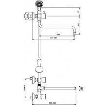 Смеситель универсальный Vidima Квадро BA249AA