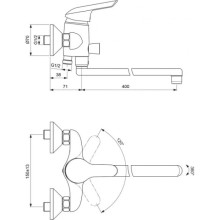 Смеситель универсальный Vidima Сева II BA050AA