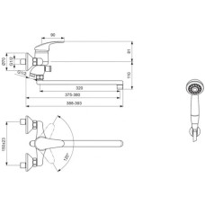 Смеситель универсальный Vidima Тарнер BA040AA