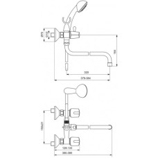 Смеситель универсальный Vidima Флора BA143AA