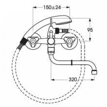 Смеситель универсальный Vidima Дельта BA149AA