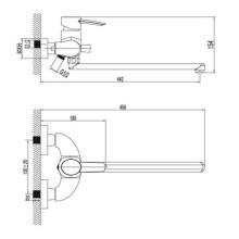 Смеситель универсальный Lemark Atlantiss LM3201C