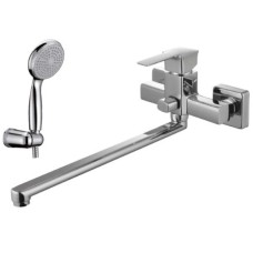 Смеситель универсальный с плоским изливом Lemark Basis LM3601C