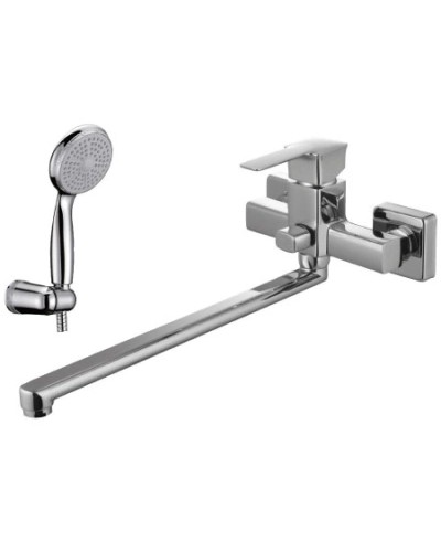 Смеситель универсальный с плоским изливом Lemark Basis LM3601C