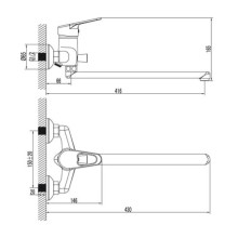 Смеситель универсальный Lemark Luna LM4101C