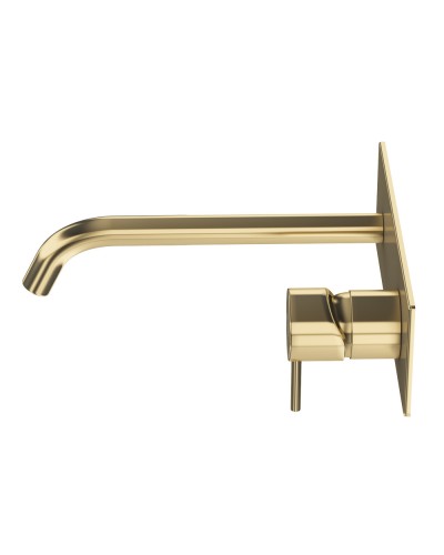 Смеситель для раковины встраиваемый однорычажный, с тонкой ручкой CEZARES LEAF-BLI1-20-L-SR