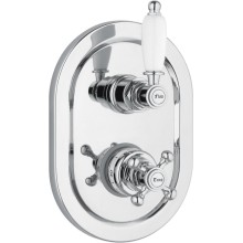 Встраиваемый термостатический смеситель на 2 выхода с девиатором CEZARES ELITE-VDIM2-T-01-Bi