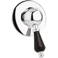 Встраиваемый смеситель для душа хром, ручка Swarovski Nero Cezares Vintage VINTAGE-DIM-01-Sw-N