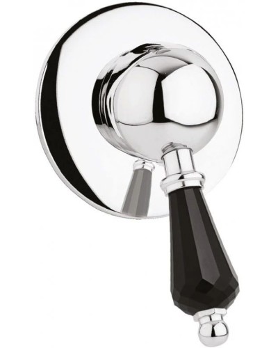 Встраиваемый смеситель для душа хром, ручка Swarovski Nero Cezares Vintage VINTAGE-DIM-01-Sw-N
