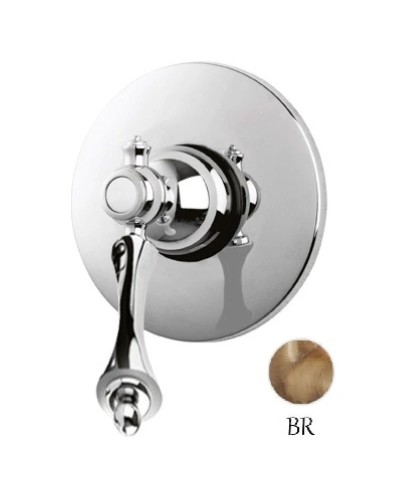 Встраиваемый смеситель для душа бронза, ручка бронза Cezares Margot MARGOT-DIM-02-M