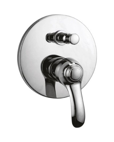 Встраиваемый однорычажный смеситель для ванны с душем хром, ручка хром Cezares Lira LIRA-VDIM-01