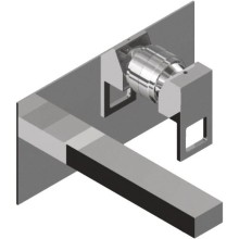 Встраиваемый смеситель для раковины с донным клапаном хром, ручка хром Cezares Molveno MOLVENO-BLS2-01-Cr