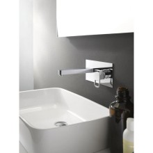 Встраиваемый смеситель для раковины с донным клапаном хром, ручка хром Cezares Levico LEVICO-BLS2-01-Cr