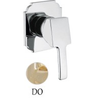 Встраиваемый однорычажный смеситель для душа золото 24 карата Cezares Legend LEGEND-DIM-03/24