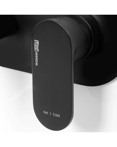 Смеситель для раковины WasserKRAFT Elbе 7430 Черный матовый