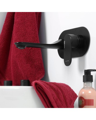 Смеситель для раковины WasserKRAFT Elbе 7430 Черный матовый