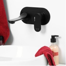 Смеситель для раковины WasserKRAFT Elbе 7430 Черный матовый