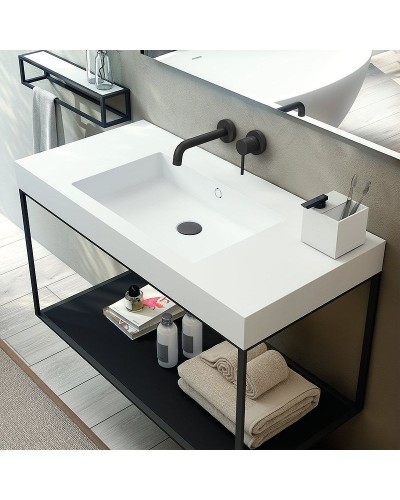 Смеситель для раковины Paini Cox 78PZ208 Черный матовый