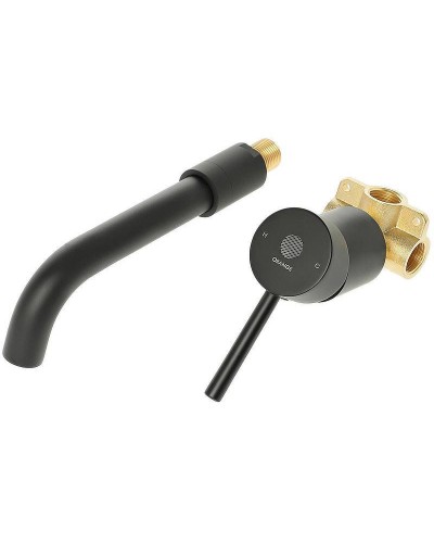 Смеситель для раковины Orange Karl M05-722b Черный