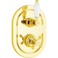 Встраиваемый термостатический смеситель на 2 выхода с девиатором CEZARES ELITE-VDIM2-T-03/24-Bi