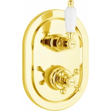 Встраиваемый термостатический смеситель на 2 выхода с девиатором CEZARES ELITE-VDIM2-T-03/24-Bi