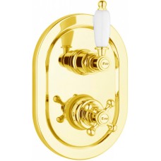 Встраиваемый термостатический смеситель на 2 выхода с девиатором CEZARES ELITE-VDIM2-T-03/24-Bi