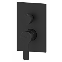 Встраиваемый смеситель для душа с поворотным переключателем на 3 выхода CEZARES OVEST-DEV3-NOP