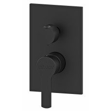 Встраиваемый смеситель для душа с поворотным переключателем на 3 выхода CEZARES OVEST-DEV3-NOP